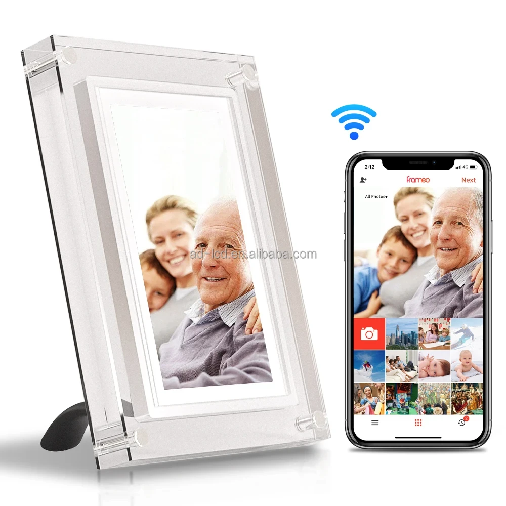 Stand Digital Photo Frame 7 Inch IPS Screen - 8gb Memory