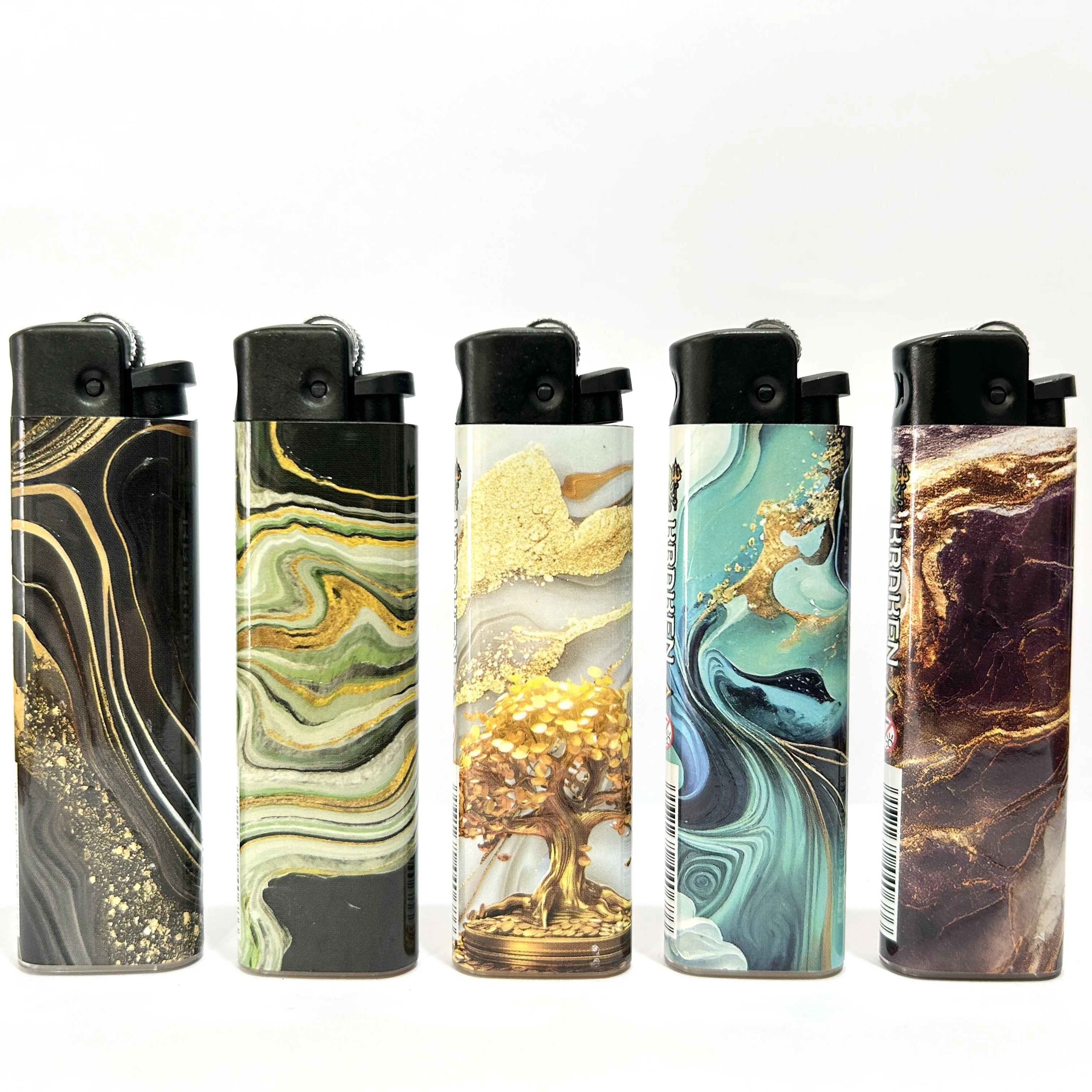 flint disposable classic plastic lighter with sticker wrapped