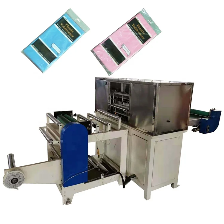Automatic PE Plastic Table Cover Tablecloth Rewinding Packing Production Machine