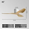 45INCH-White + madera