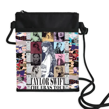 Hot Sell Singer Ttaylor Bags Eras Tour Polyester Bag for Girls Music Lover Gifts New Arrival Swifties Printed Crossbody