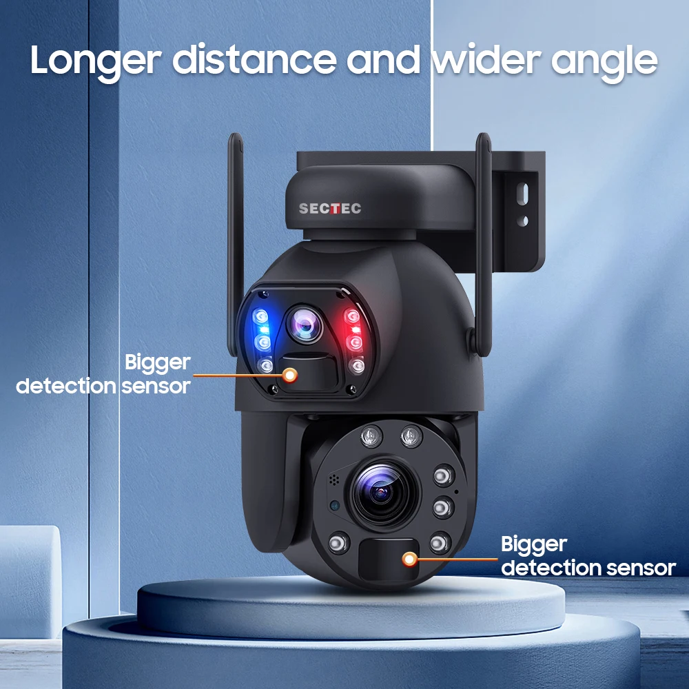 20W Hotsale Wifi Zoom Dual Lens HD 6MP 4G Solar Camera 3K Outdoor Camera Sim Card Home Security CCTV Network Solar IP Camera