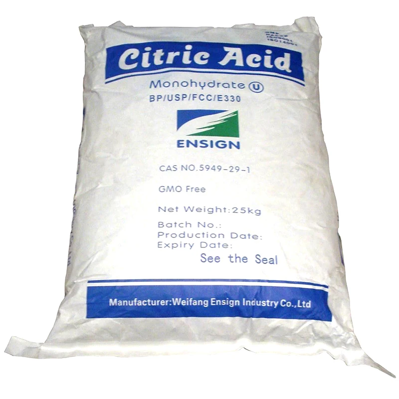 Acidulant Anhydrous Production Line of Monohydrate Price Chile Citric Acid