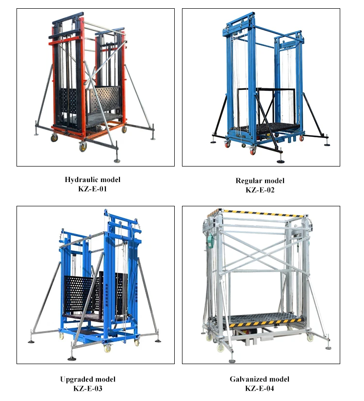 500kg Mobile Electric Scissor Scaffold Platform 7