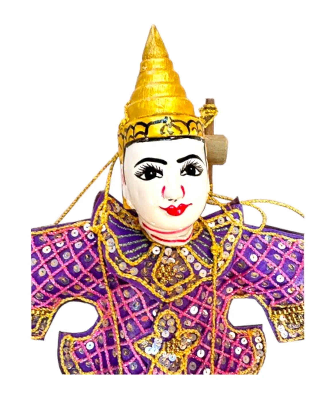 Handmade Of Myanmar Angel Wooden Puppet (small) Made From Wood ...