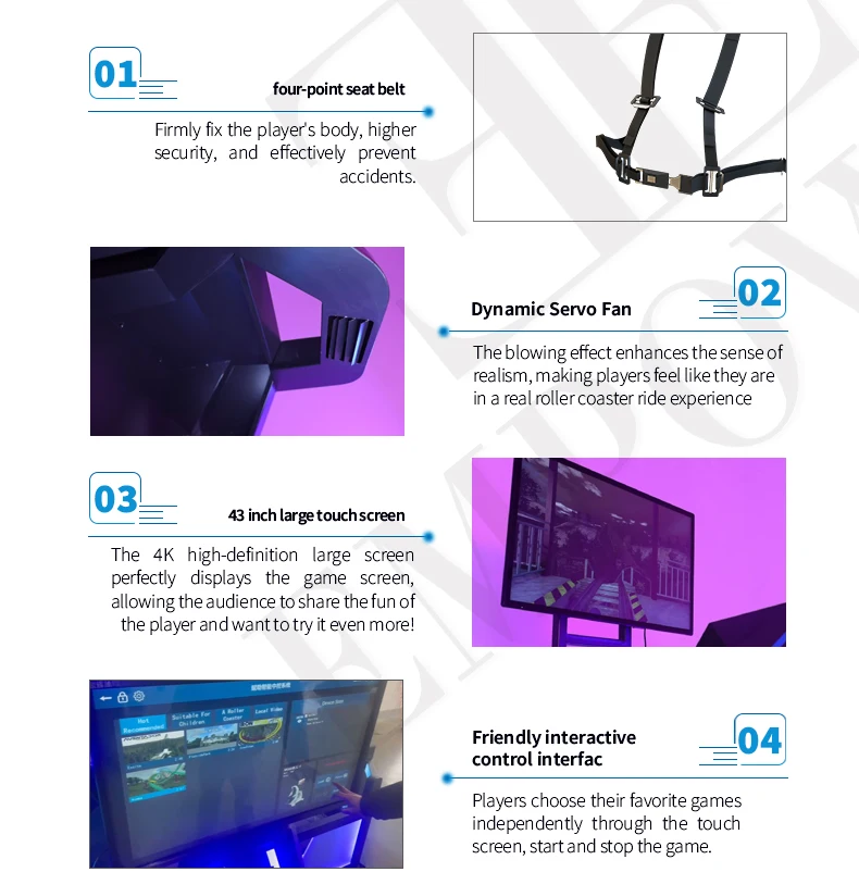 Vr Entertainment Amusement Park Attraction Virtual Reality Game 720 ...