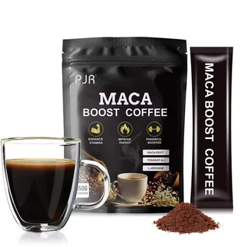 Private Label Maca Root Powder Boost Coffee Solid Drink Enhance Stamina Improve Energy Powerful Booster