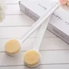 White bath brush