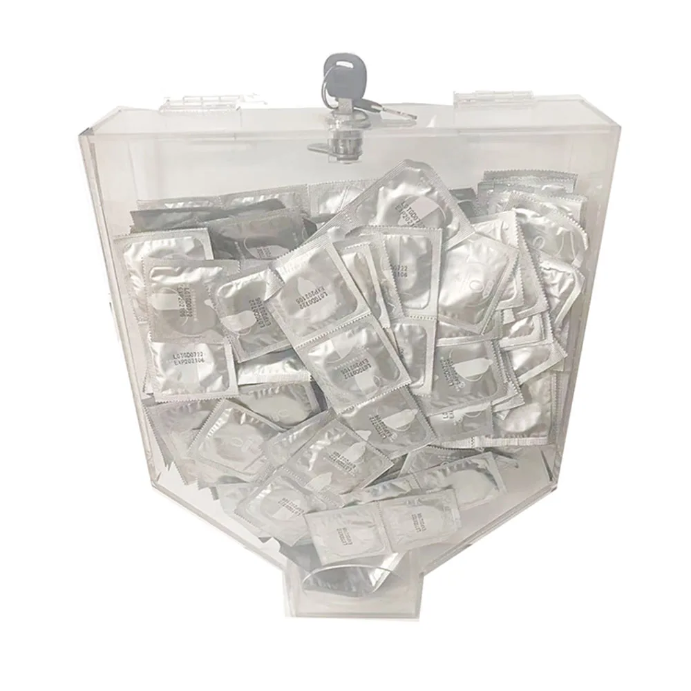 Weihai Supermarket Advertising Acrylic Condom Display Stand