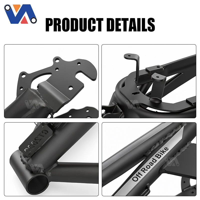 OUXI GT2000 rear swingarm mounting brackets and weld details