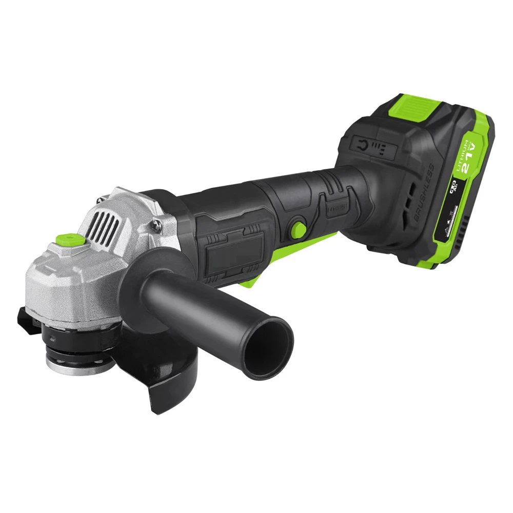 Portable Mini Cordless Brushless Angle Grinder Power Tool with Li-ion Battery Industrial & DIY Grade Surface Conditioning