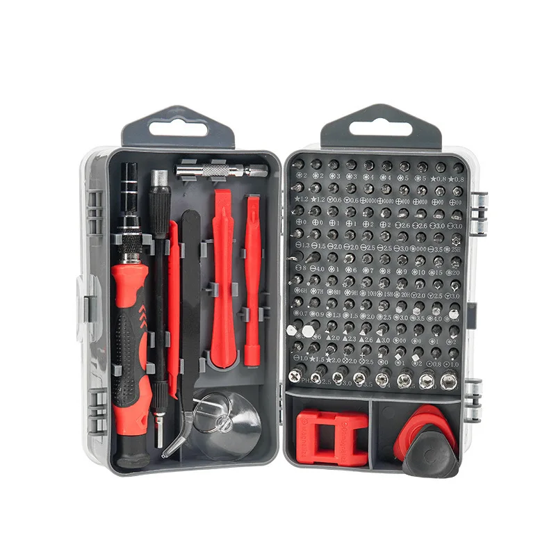 Fast Delivery Tool Kit for Laptop Repair 115 in 1 Precision Screwdriver Set with 98 Bit