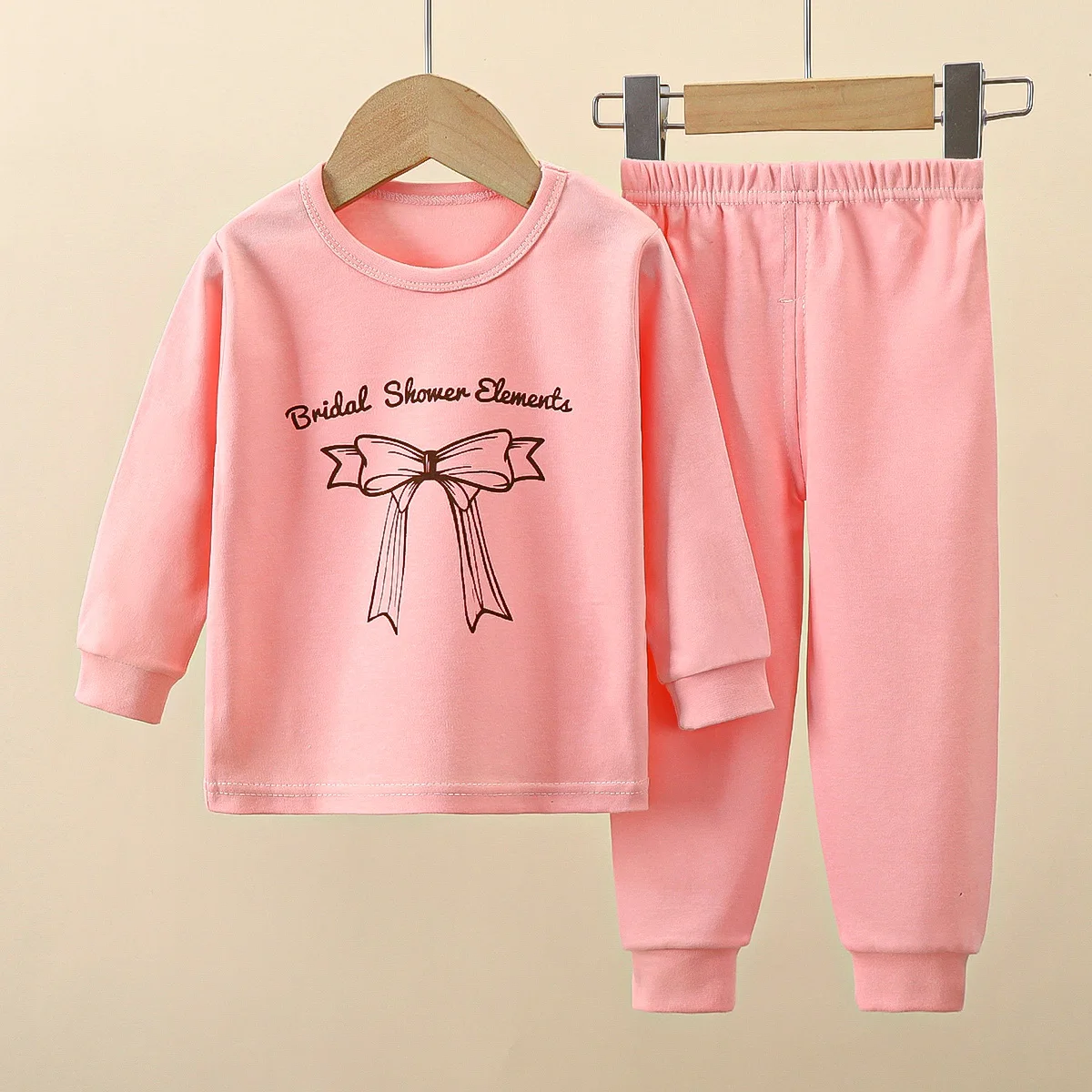 Cotton Baby Girl Pajamas Sale Hot Sale Long John Baby Clothing
