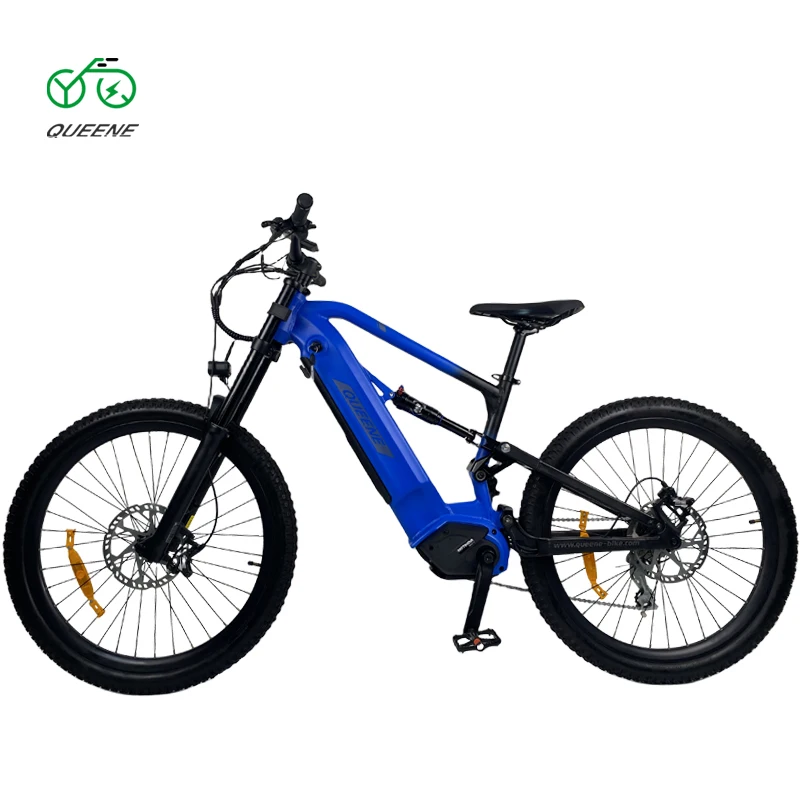 QUEENE 1000W Full Suspension E-Mountain Bike off-Road Power