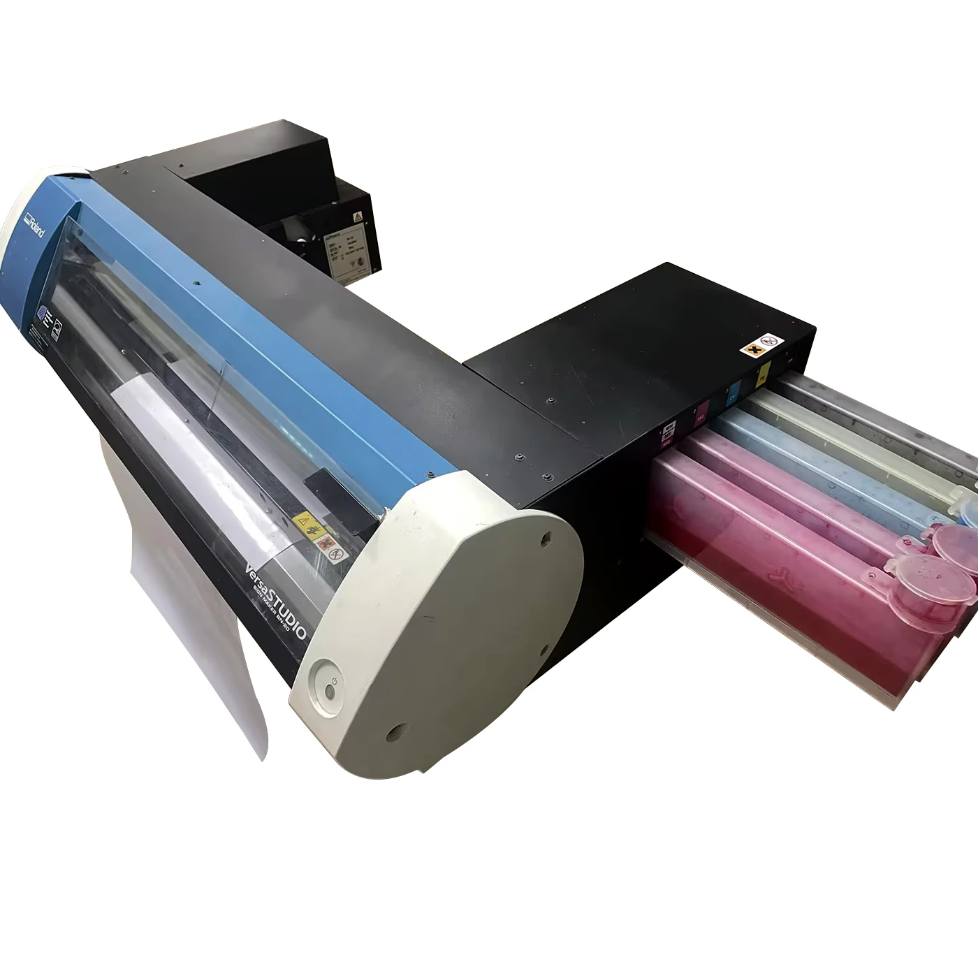 Used Roland BN20 4-Color Eco Solvent Inkjet Printer Cutter Automatic Vinyl Banner & Car Stickers Label Printer & Cutter Machine