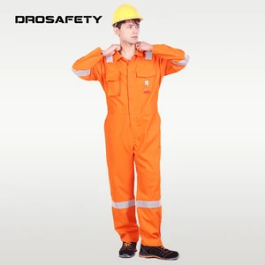 Chemical Welding Mining Oil&gas Anti Static Flame Retardant Workwear Coverall Working Uniform