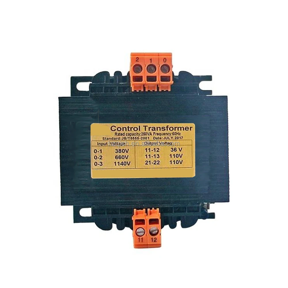 JBK5-250VA Single Phase EI Transformer for Machine Tools