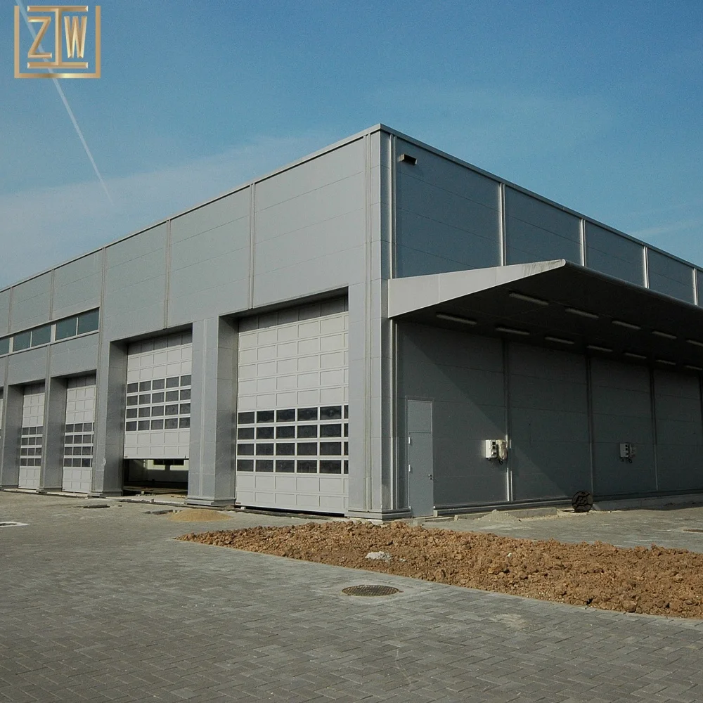 Gidan Wakili na Gudu da Karyamun Agricultural Corrugated Steel Hangar mai Amfani da Dangane don Hangars Halls Hospitals Office Buildings Gyms Supermarkets