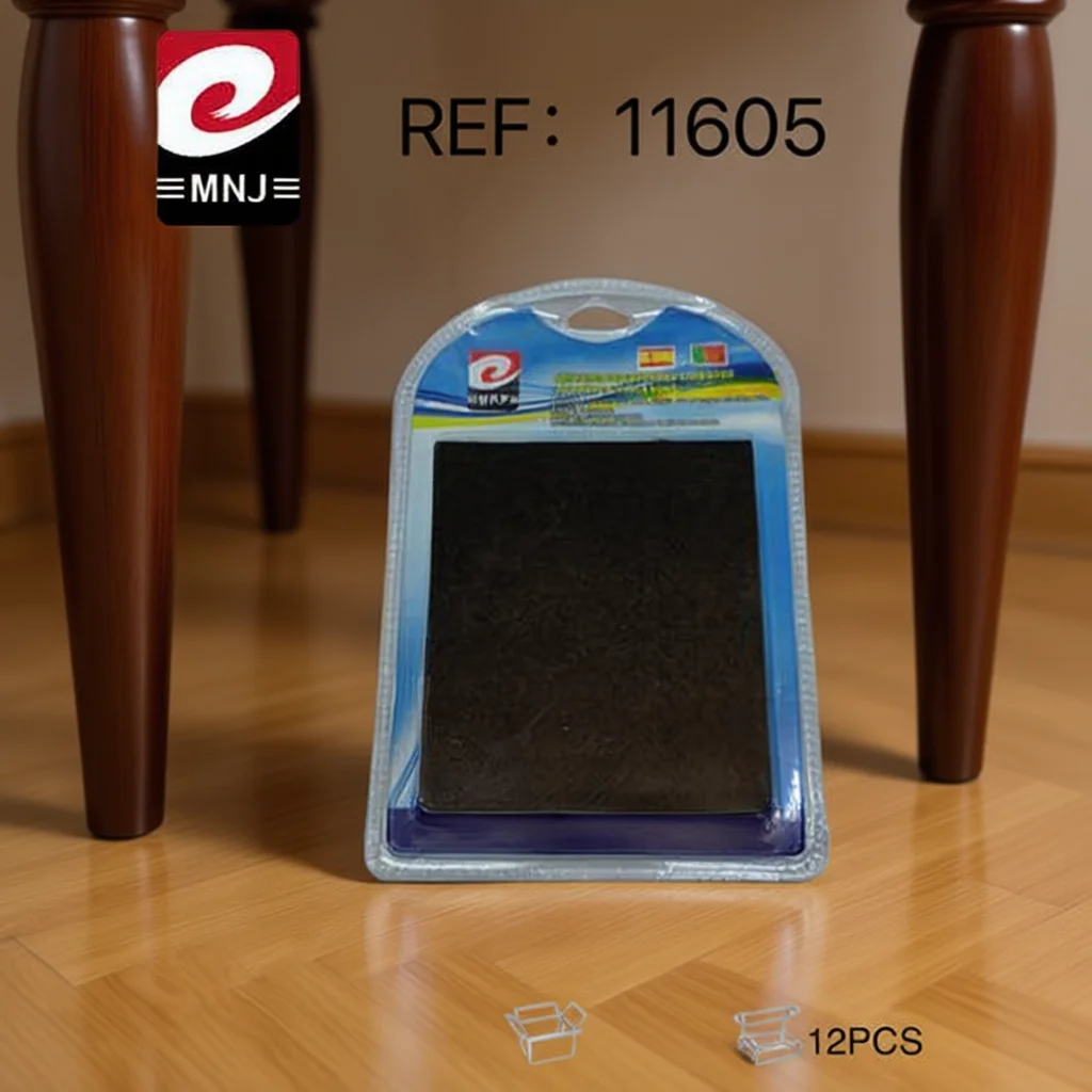 MNJ Non-Woven Table Leg Mats 12Pcs Protective Pad For Furniture Floor ...