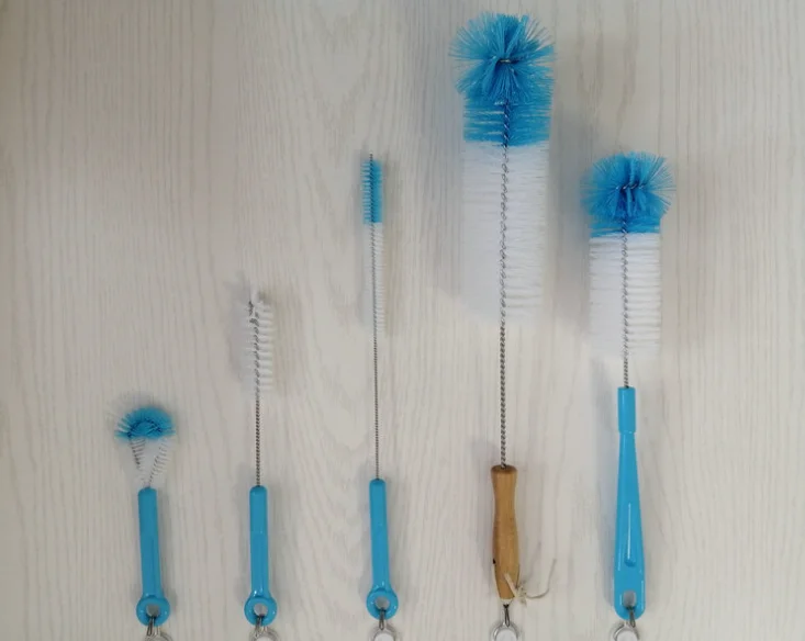 Spazzola Per Bottiglie Con Manico Lungo - Per Pulire Biberon E Contenitori Stretti - Foto 6