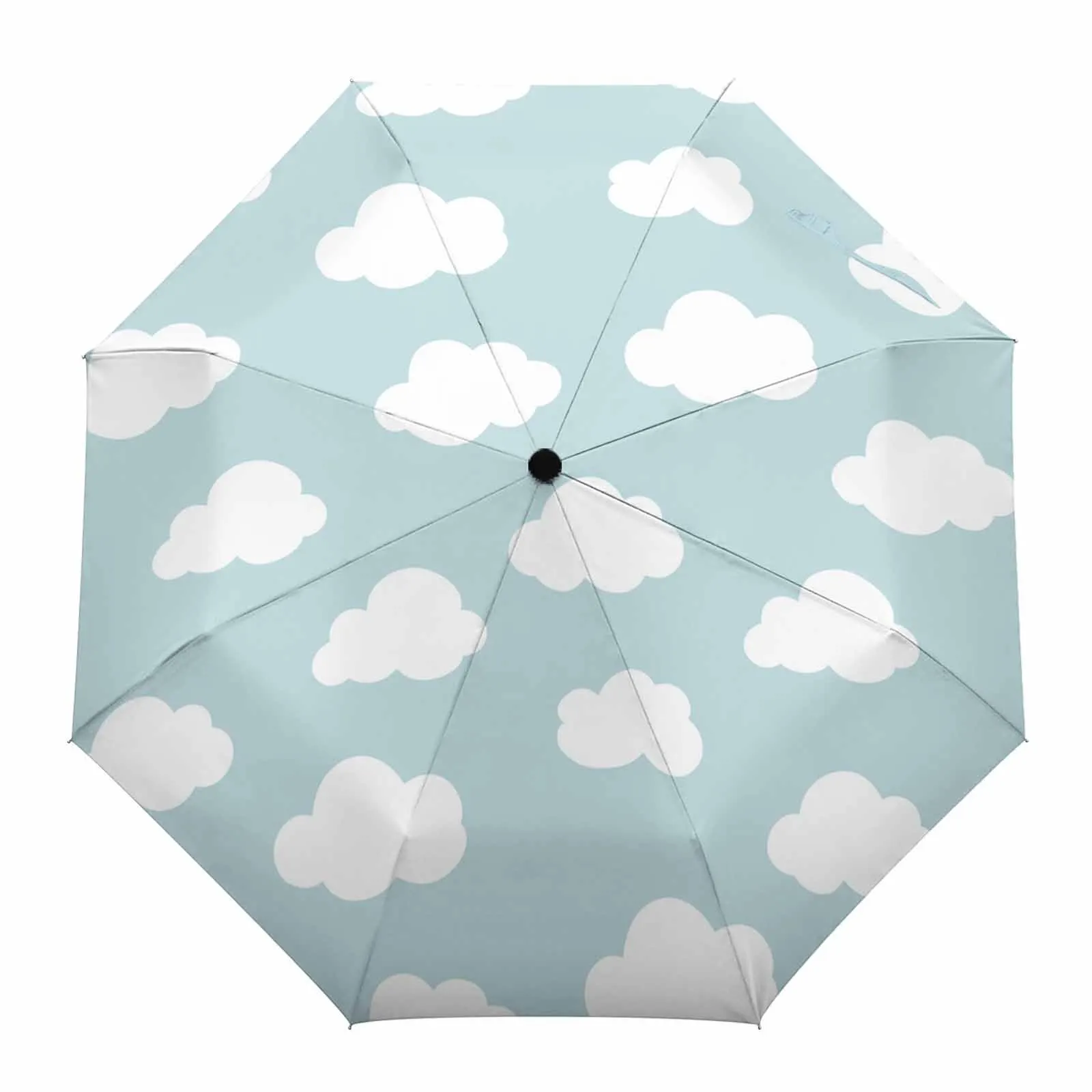 OEM Strongest Light Portable And Automatic Folding Rain Windproof Umbrella Durable Premium Grip Fits Car Backpack_voghion.com