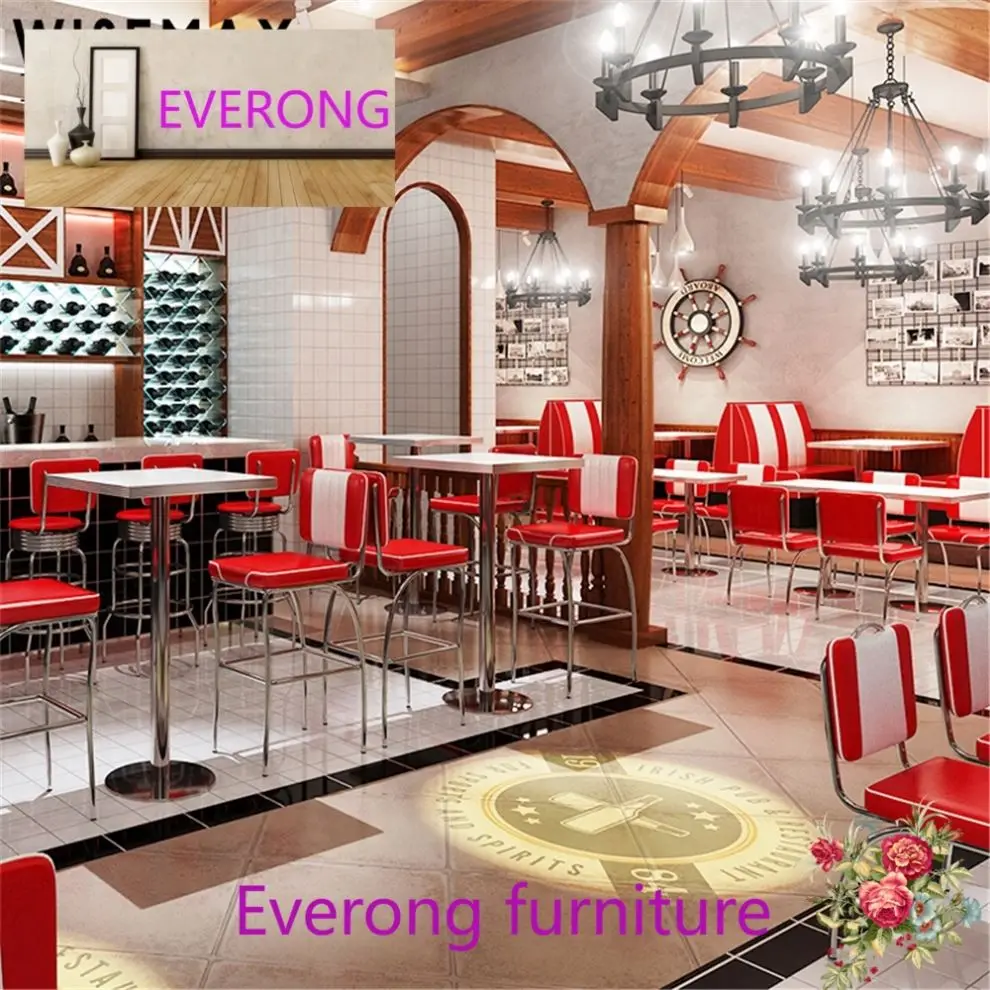 Американский стиль Лидер продаж барный стул из нержавеющей стали промышленный ресторанный металлический каркас с кожаной