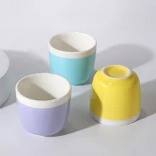 Mini Empty Ceramic Teacup Candle Containers for DIY Candle - Making
