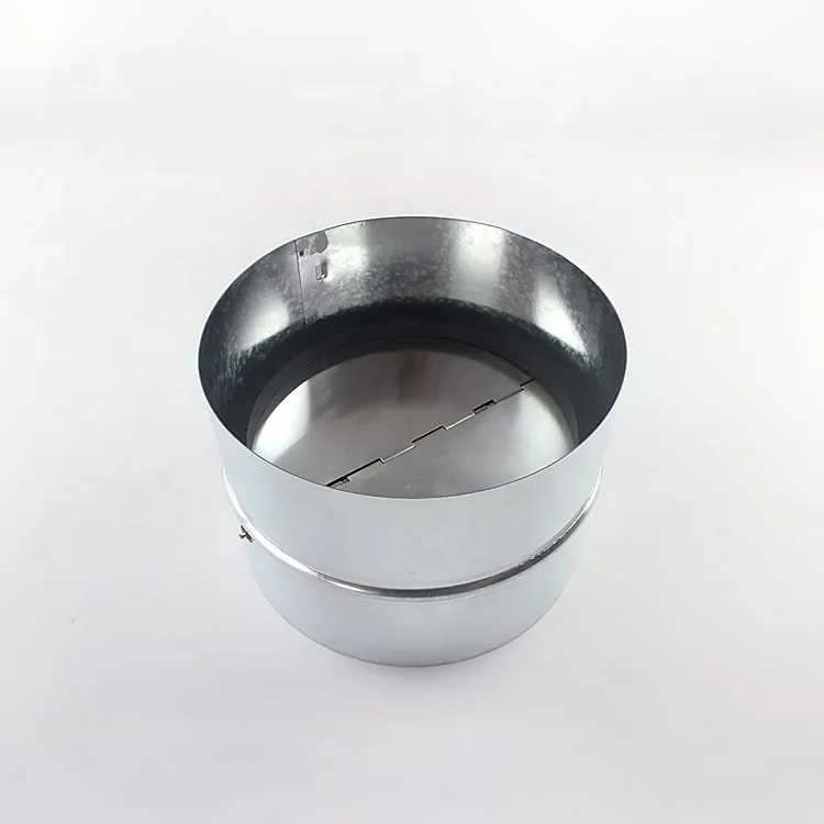 Round Non Return Backdraft Damper for Air Volume Control