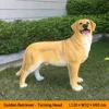 CSSMQ-015| 120x32x93cm Perro de Retiro Dorado