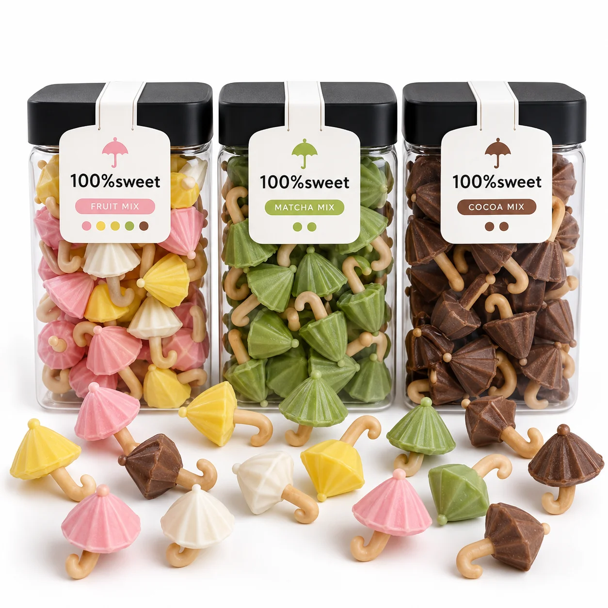 Factory Hot Selling Umbrella-shaped Sweet Cookie Children's Biscuit Exotic Snacks Chocolate Biscuits
