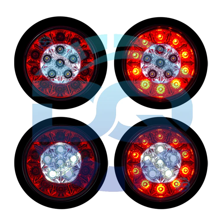 Spot Combo Beam Round Driving Light for Truck Car Truck Lighting System Truck Combination Led Lights Tail Lamp