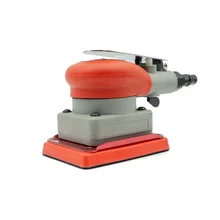 Red Air Grinder 75x100mm Car Paint Pneumatic Polishing Machine Air Tools Vacuum Random Orbit Sander Sanding Machine polisher
