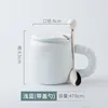 Light blue spoon with lid