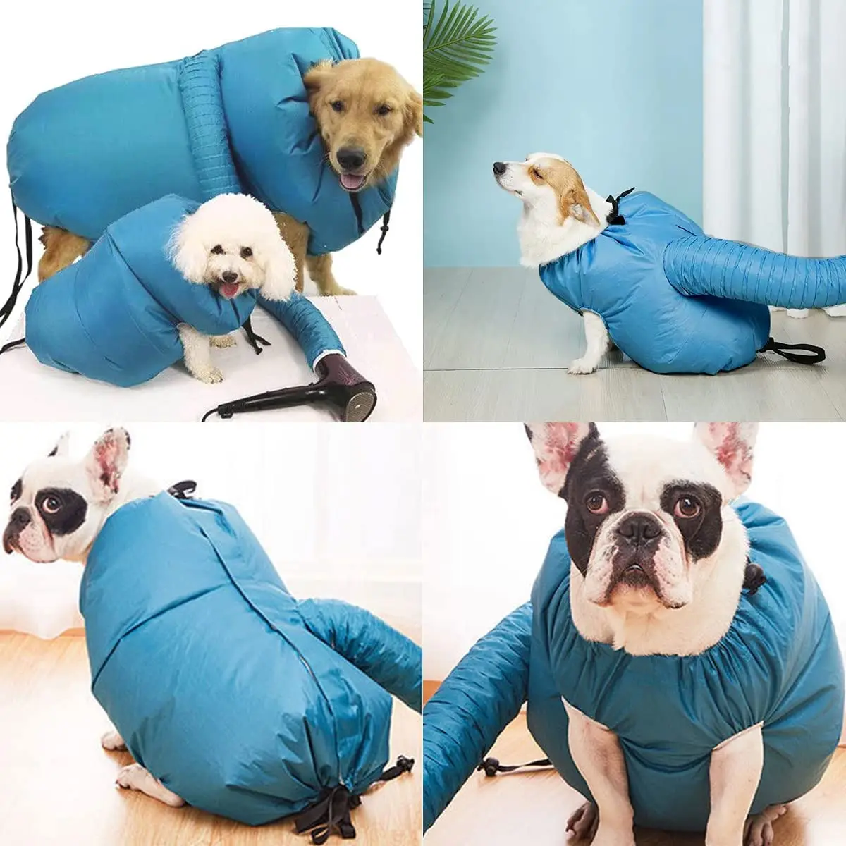 Wholesale Dog Drying Bag Pet Drying Coat For Dog Quick Hair Dryer