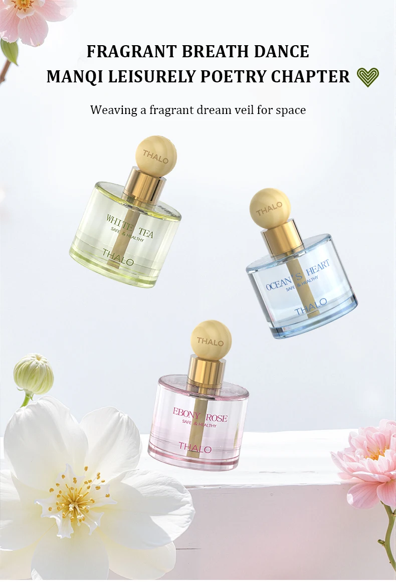 Fashionable Car FreshenerCar Mounted Round Wood Cover Aromatherapy 50ml Car Perfume Lasting Fragrance Odor Removal