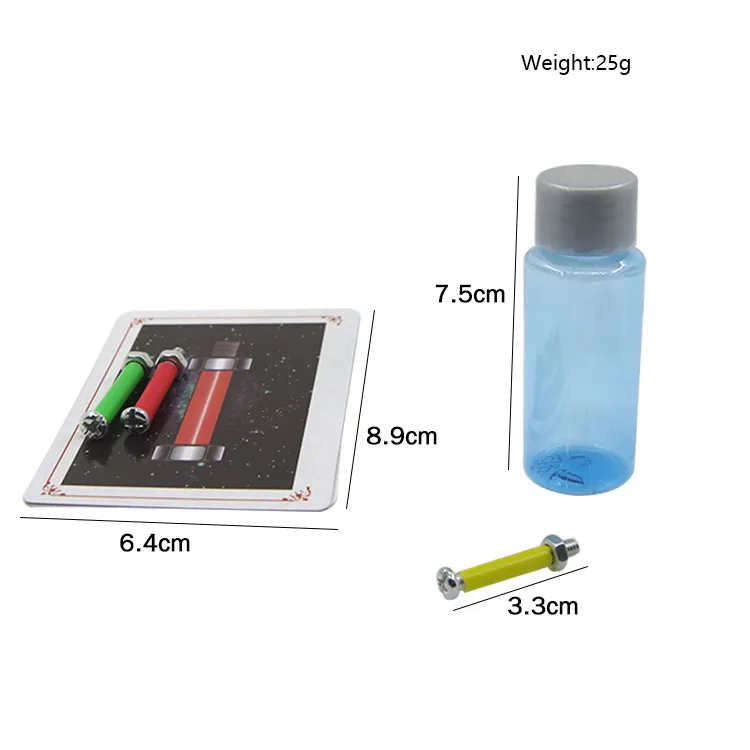 Tour De Magie Close Up – Nut And Bolt Escape – Boulons Colorés, Carte Choisie, Disparition En Bouteille