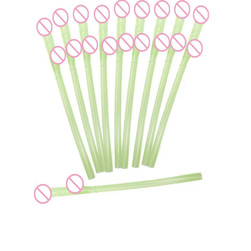 Dropship 10Pcs Drinking Penis Straws Bride Shower Sexy Hen Night