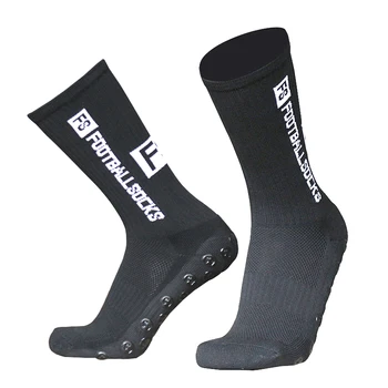 High quality cycling sport mens crew ankle non custom grip running anti slip soccer football socks