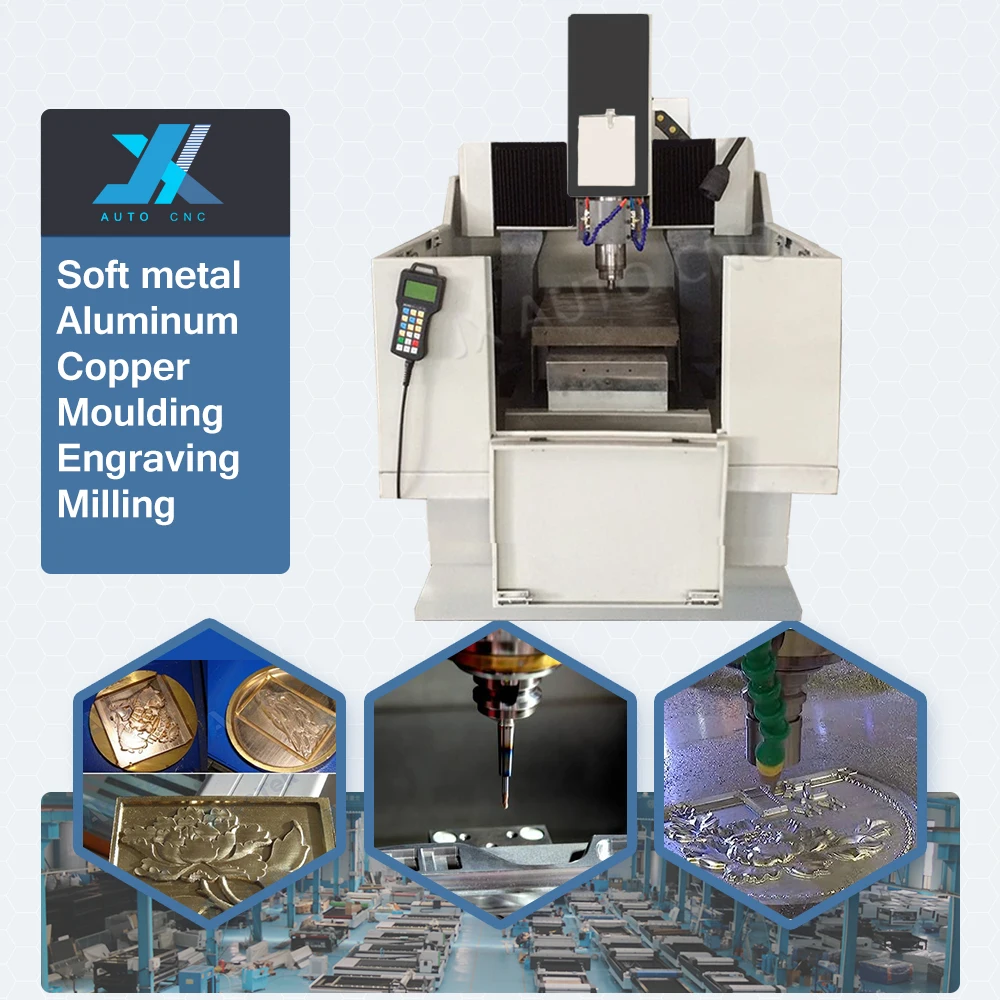 Китайский производитель 6060 6040 металлический небольшой фрезерный станок с ЧПУ для