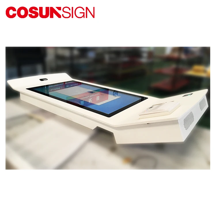 Self-Service Order Kiosk QR Code Scanner Printer 18.5 32 Inch Touch Payment Kiosk for Restaurants Floor Standing