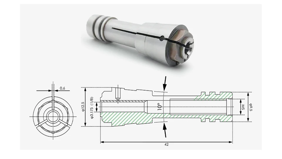 1.8kw Water Cooled Spindle with ATC - 220v, 10000-60000rpm