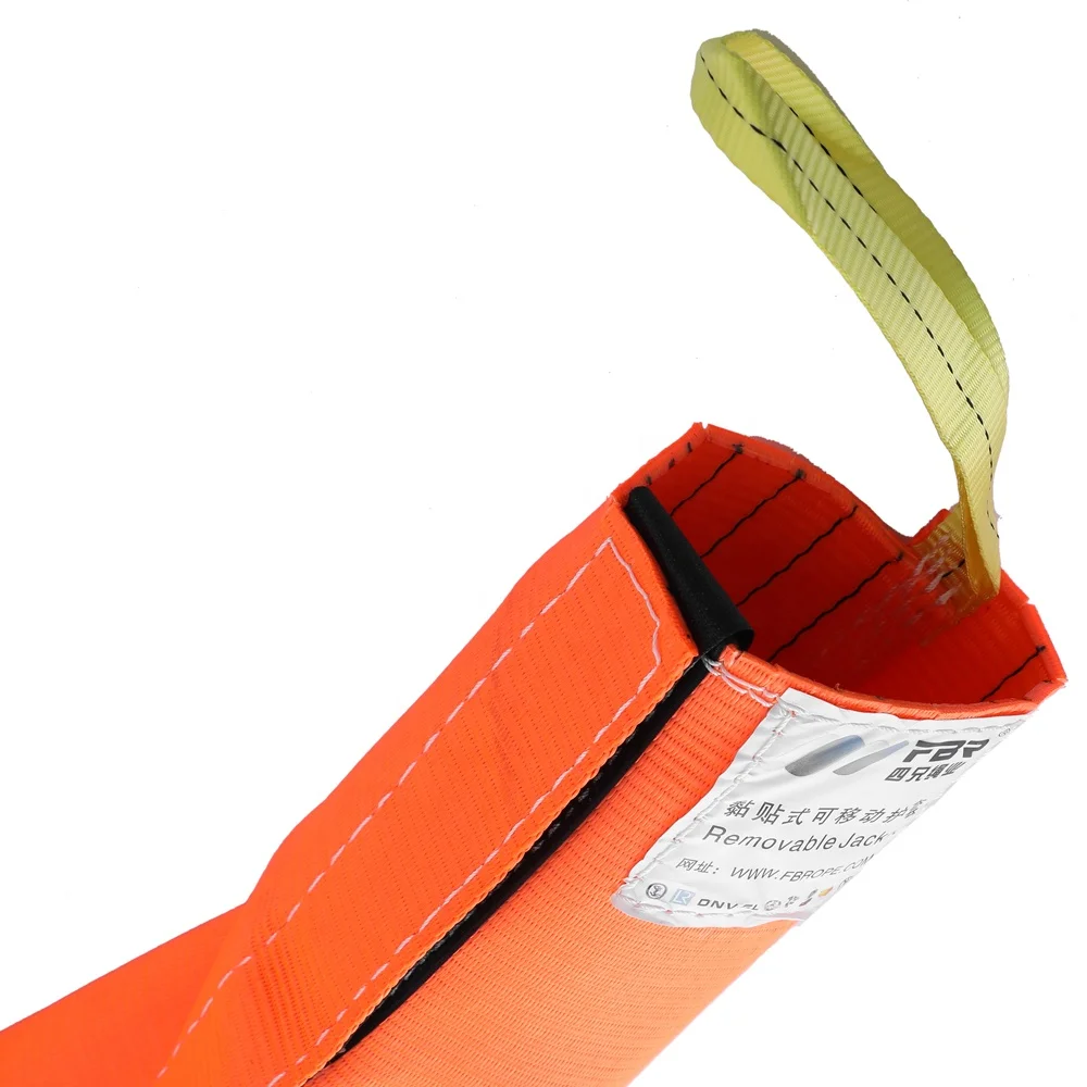 Hook Loop protection HMPE ROPE Removable Jacket protection Sleeve Uhmwpe  Rope  Wear protection Sheath
