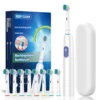 White(8 brush haeds+travel box)