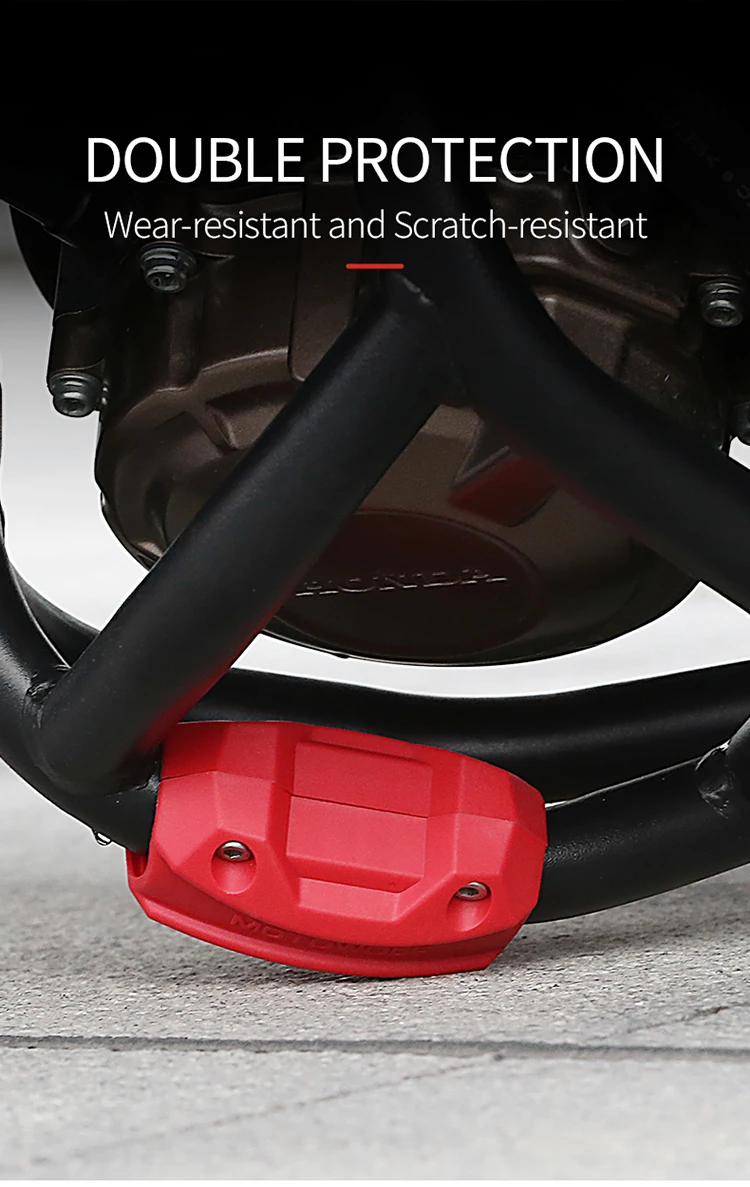 MOTOWOLF Motorcycle Engine Guard Protection Bumper Decorative Block Modified 25mm Crash Bar
