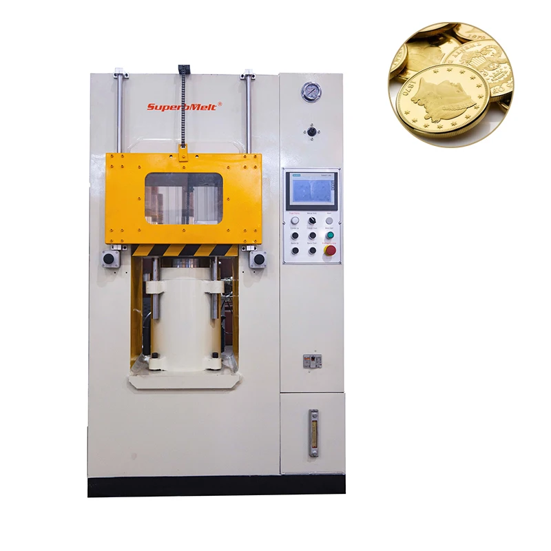 SuperbMelt Coin Making Solution by Plate Continuous Casting Metal Rolling Coin Presse Machine