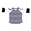 Navy White Stripe