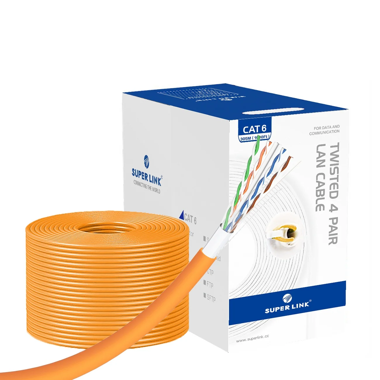 Customizable UTP CAT5/CAT6/CAT6A LAN Cables - Various Lengths Available, CCA/Copper Options, OEM/ODM Services for Your Brand