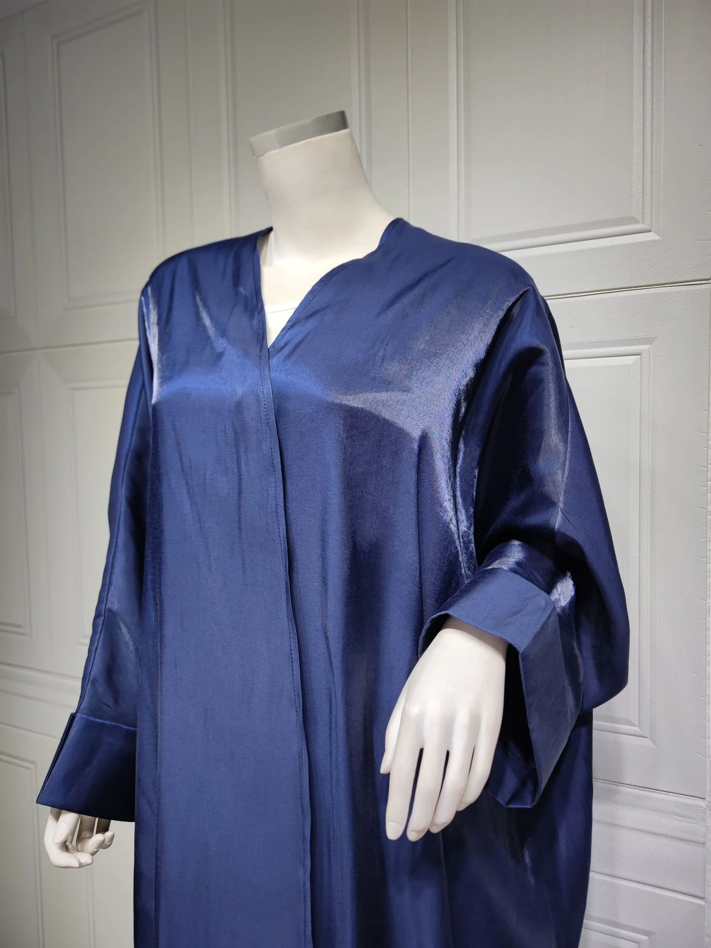 Satin Muslim batwing Abaya Cardigan Clothing Abaya Arabic Dress Muslim Abaya Women Dresses