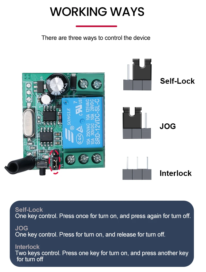 Hot Selling 3 Way Light Load Control Switch With Remote Control