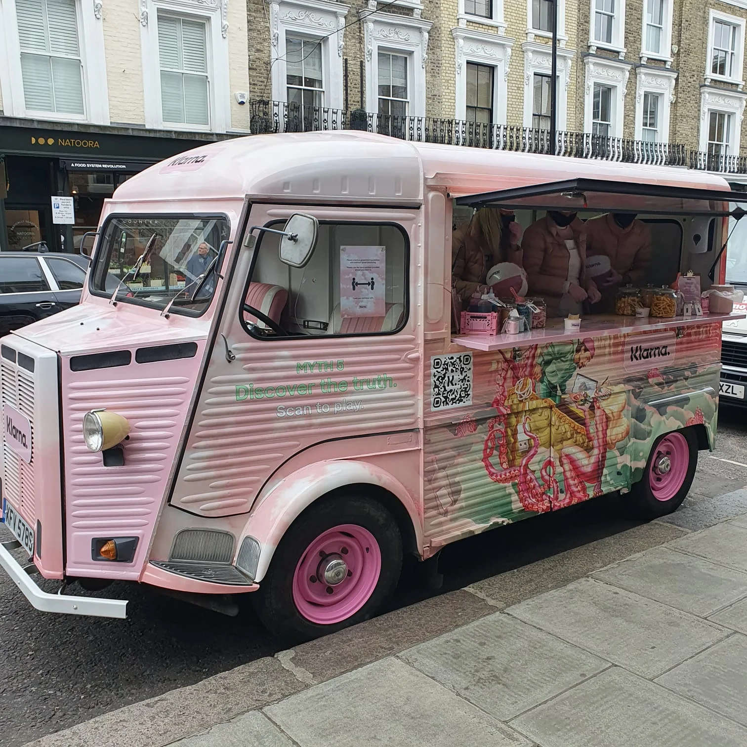 Premium Vegan Citroen Electric Truck Taco Coffee Pink Trailer Catering Business DOT for Sale with Full kitchen Equipment